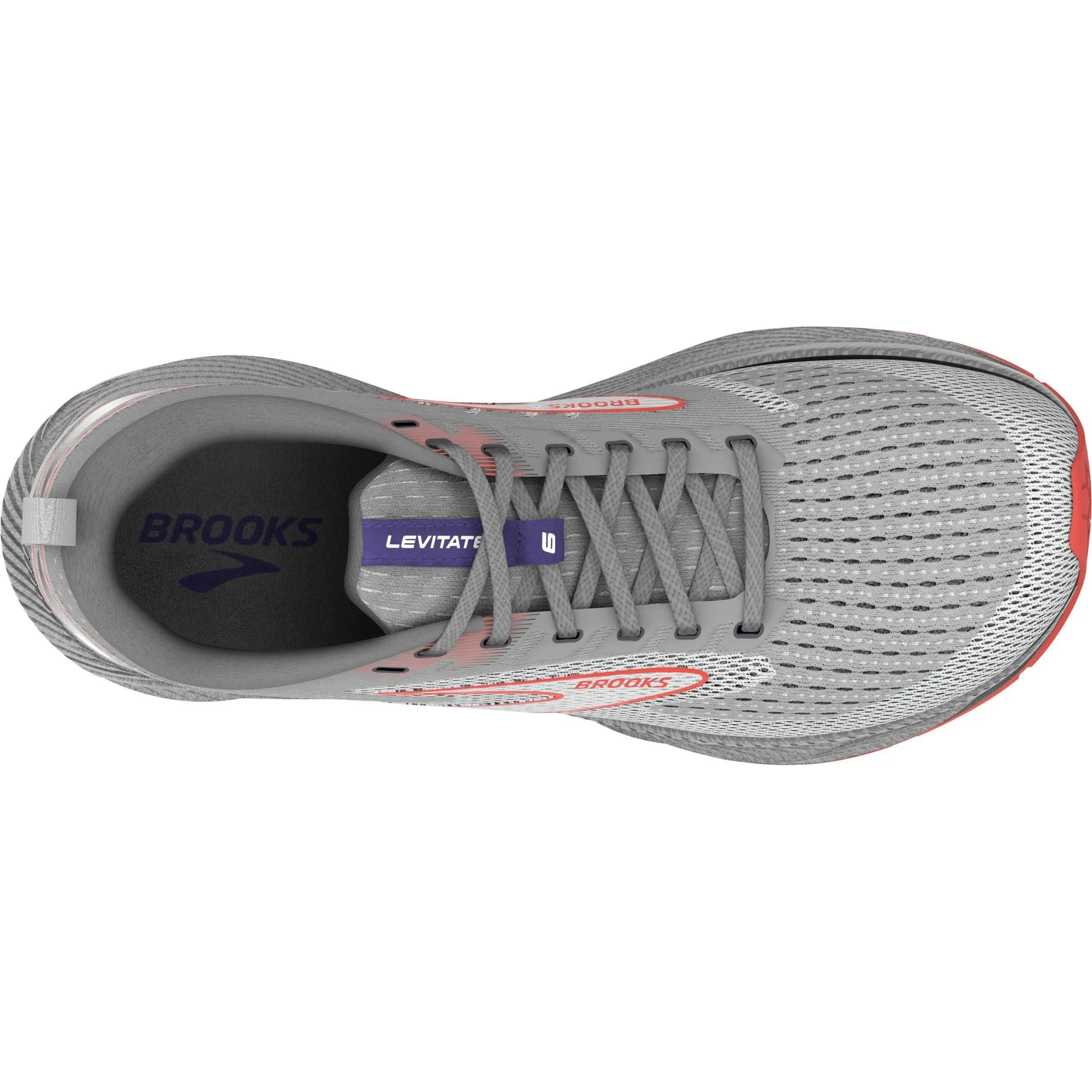 Brooks Levitate 6 Mens Running Shoes - Grey