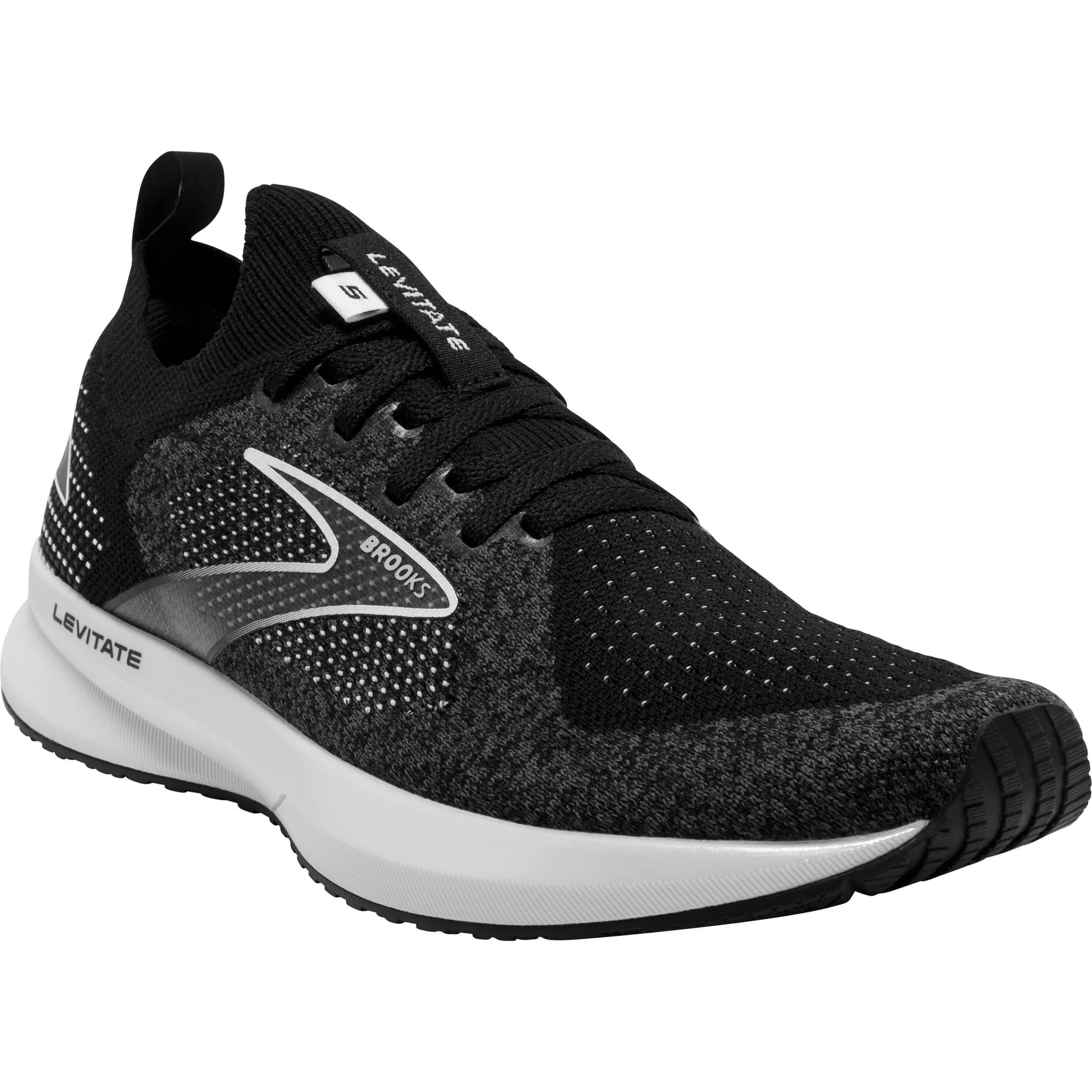 Brooks Levitate StealthFit 5 Womens Running Shoes - Black