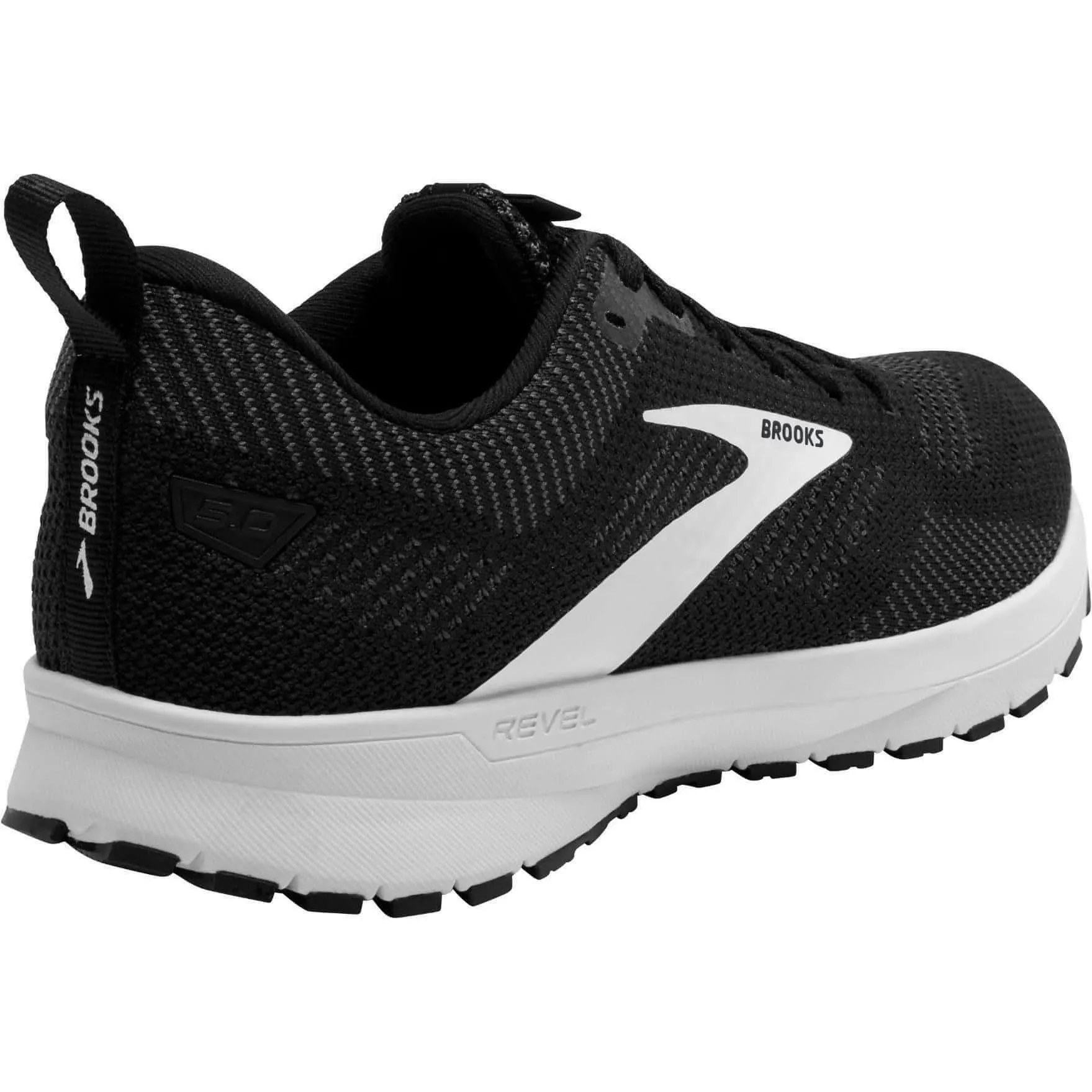 Brooks Revel 5 Mens Running Shoes - Black