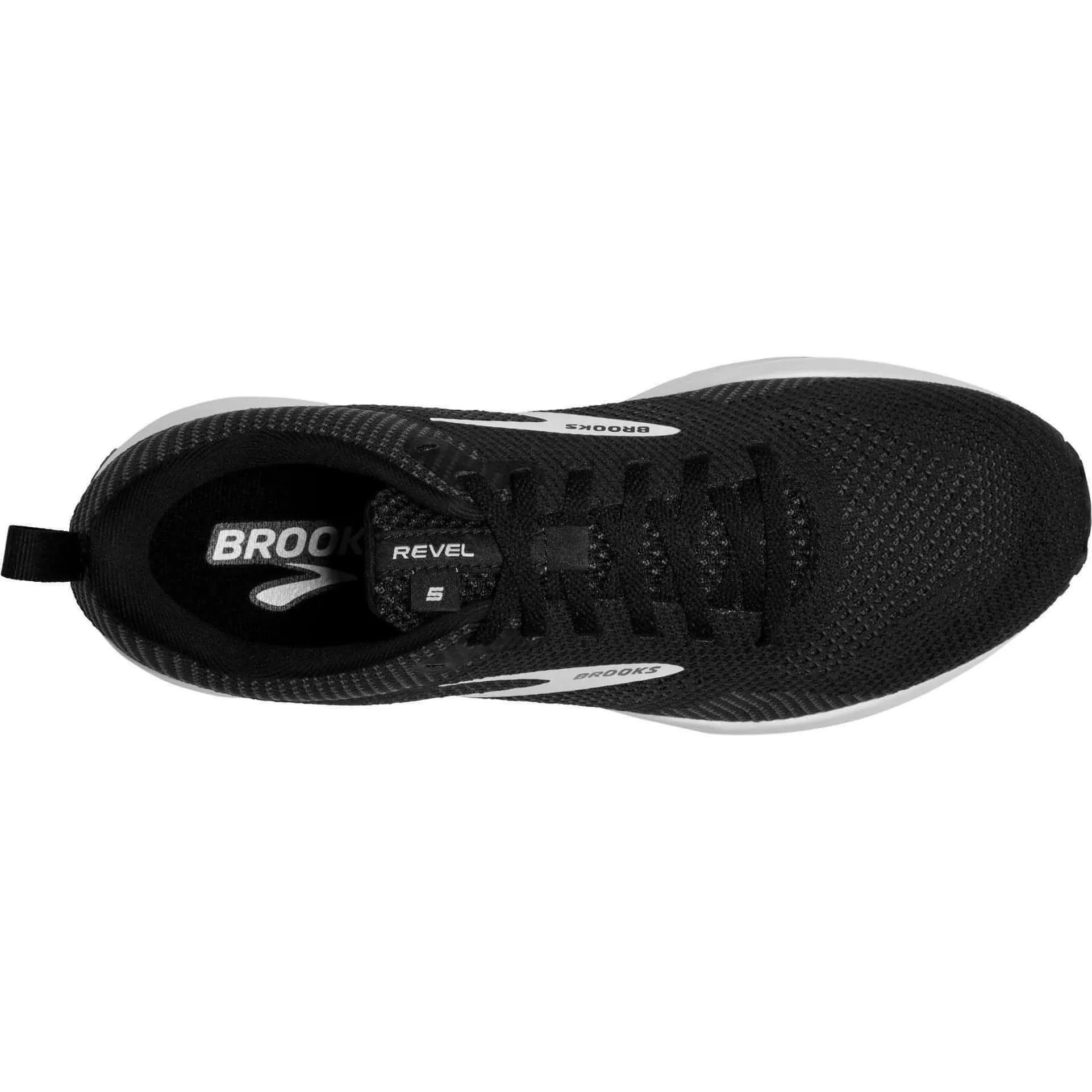 Brooks Revel 5 Mens Running Shoes - Black