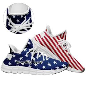 Business Gifts For Clients, Thank you gifts for clients Personalized Sneaker Cheerleading shoes, Casual shoes for Independence Day July 4th, TWX05-C0602