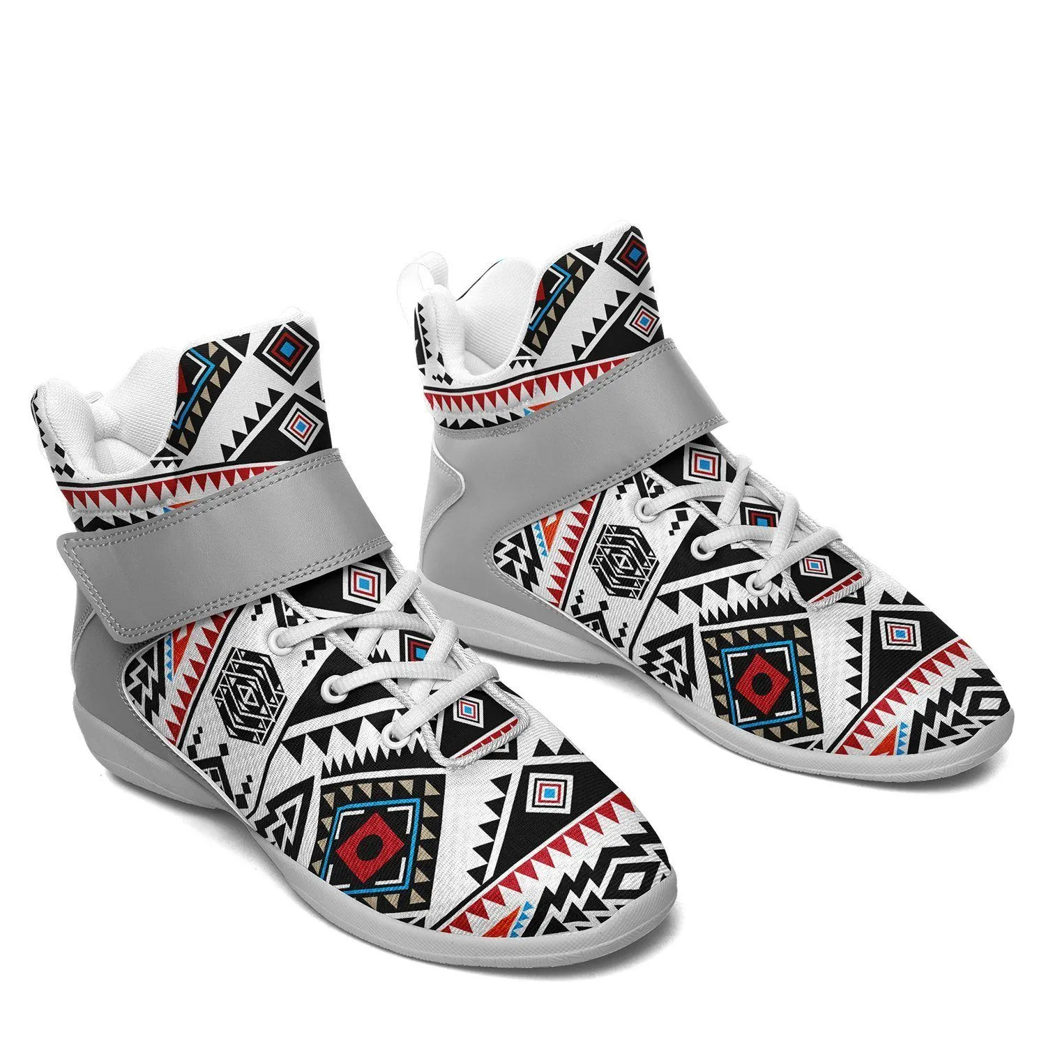 California Coast Ipottaa Basketball / Sport High Top Shoes - White Sole