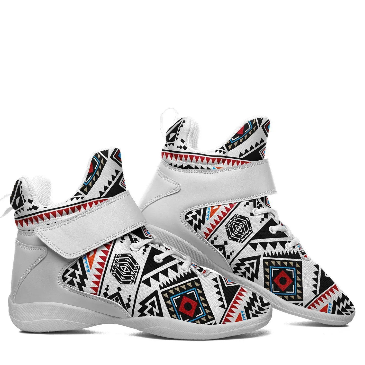 California Coast Ipottaa Basketball / Sport High Top Shoes - White Sole