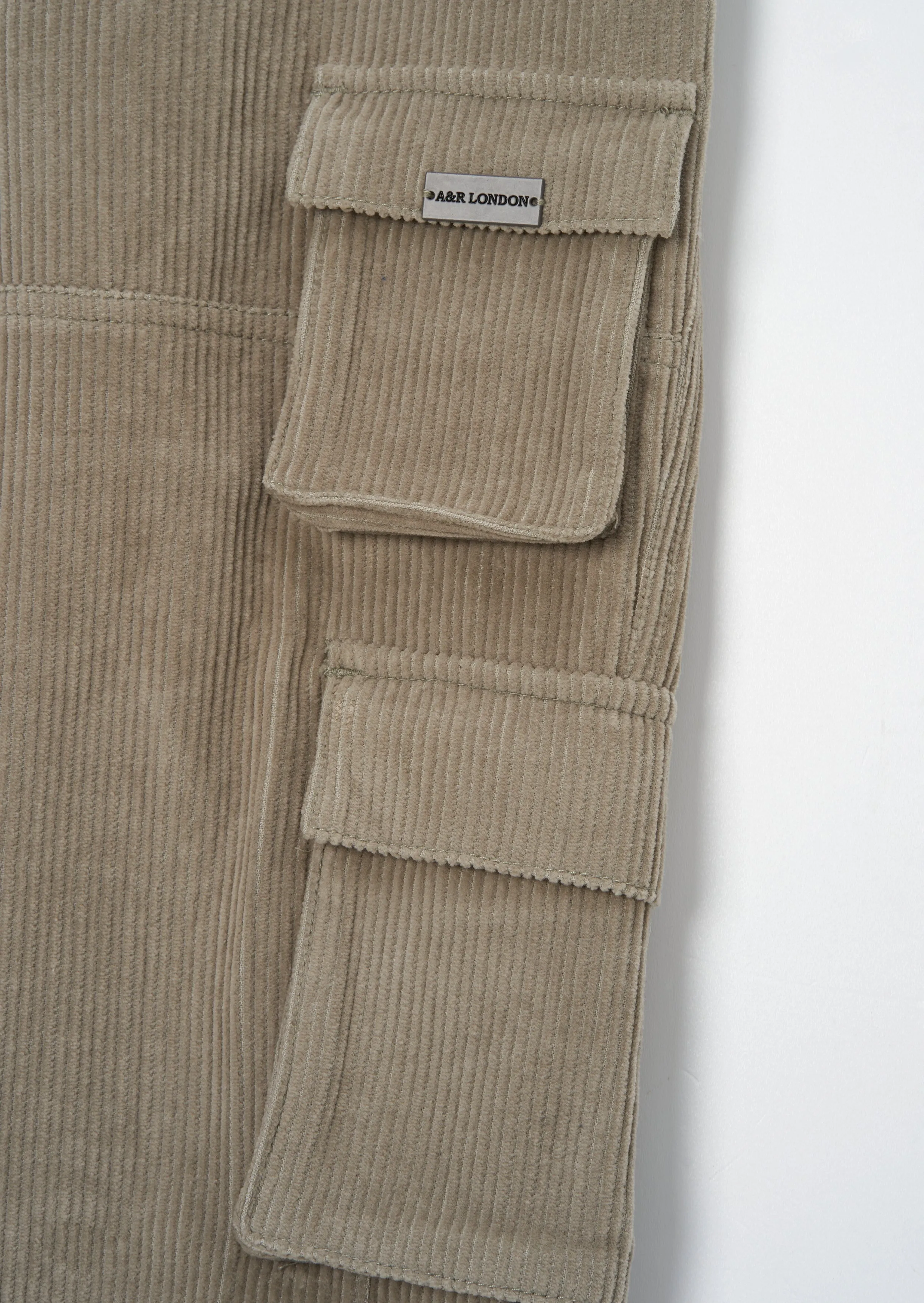 Carlton Stone Cord Skater Trouser