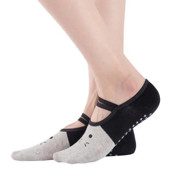 Cat Anti-Slip Pilates Yoga Socks