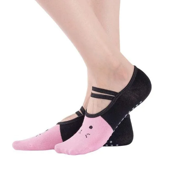 Cat Anti-Slip Pilates Yoga Socks