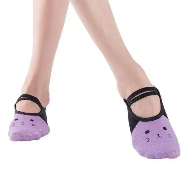 Cat Anti-Slip Pilates Yoga Socks