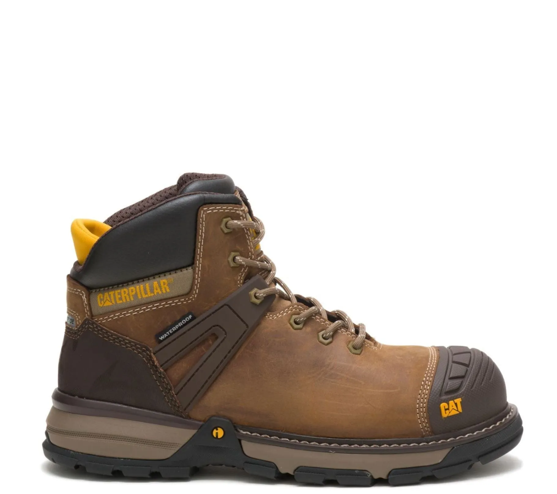 CAT Men's Excavator Superlite 6" Waterproof EH Carbon Comp Toe Work Boot