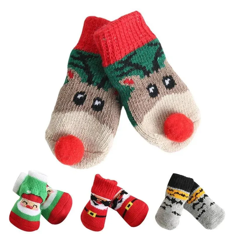 Christmas Winter Warm Dog Cat Socks