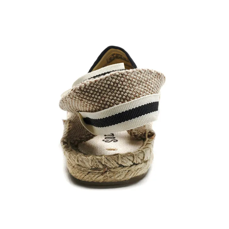 Classic Sandal Stripe_Natural Black