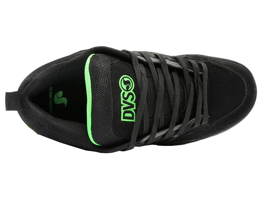 Comanche Black Charcoal Lime Nubuck