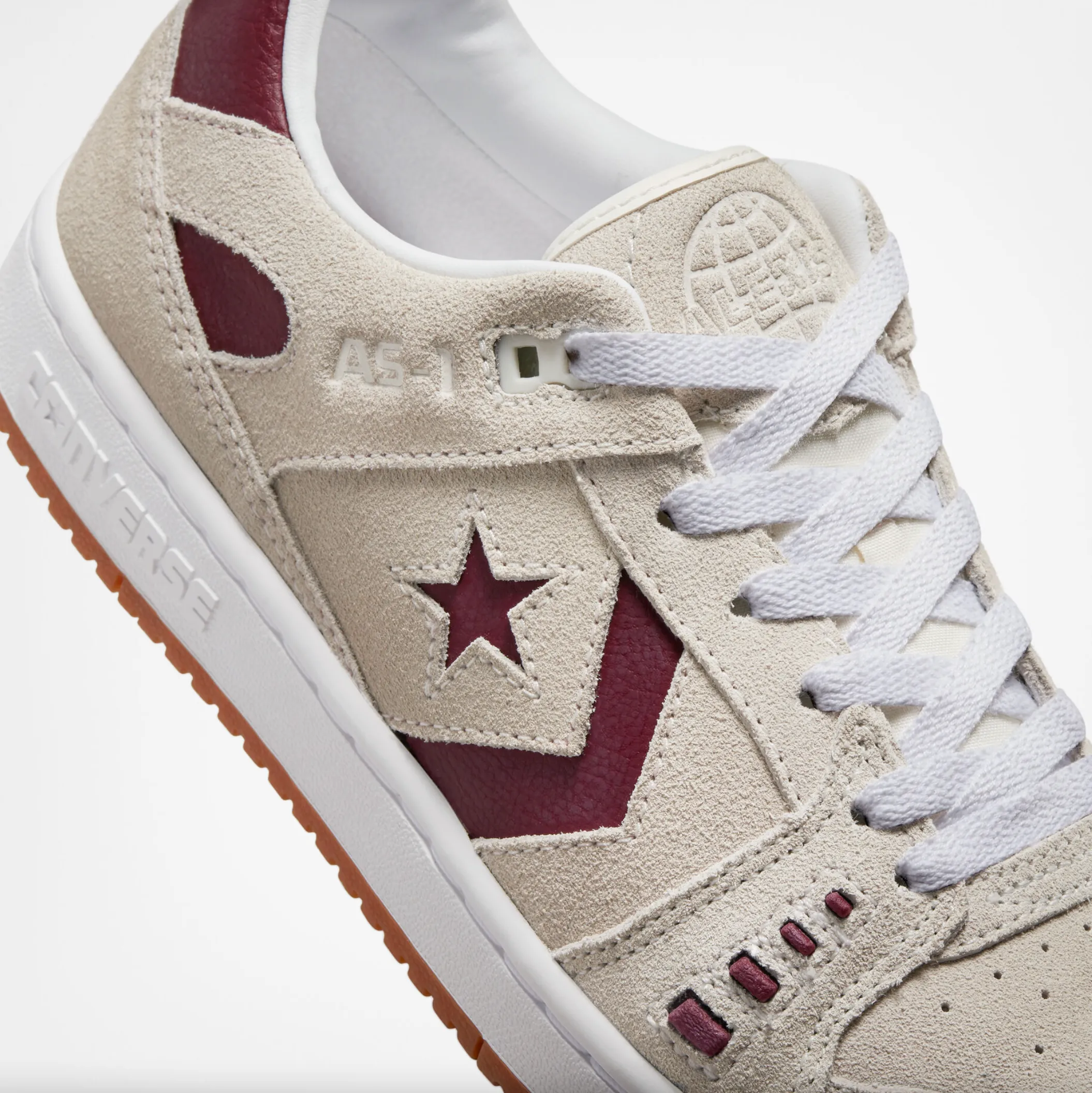 CONVERSE CONS ALEXIS AS-1 PRO EGRET / DARK BURGANDY / GUM