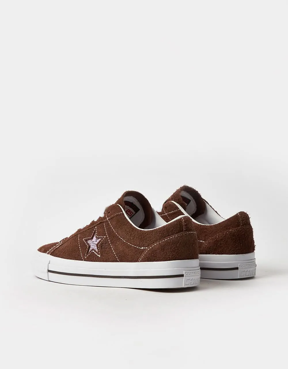 Converse x Quartersnacks One Star Ox Skate Shoes - Brown/White