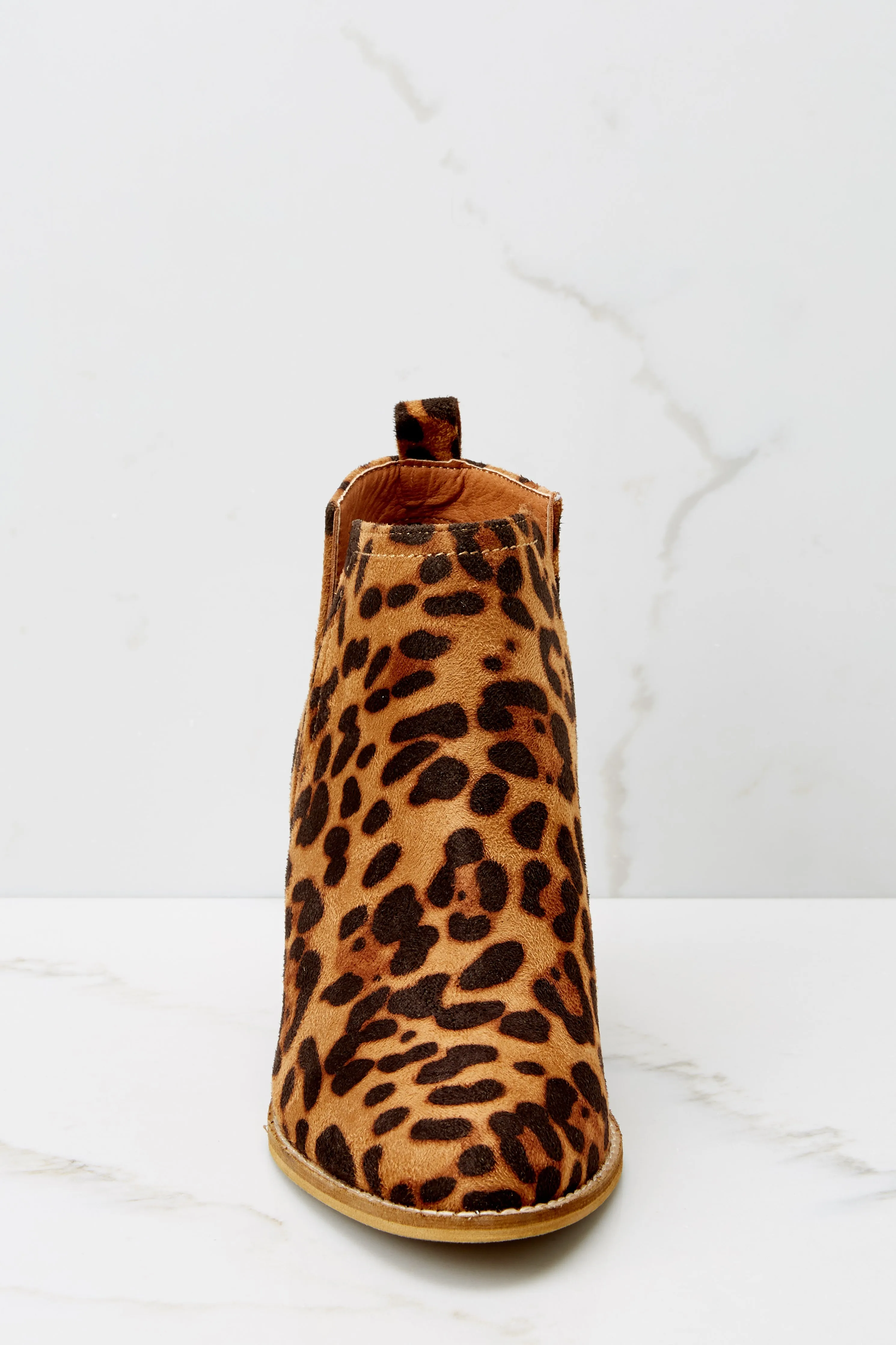 Cozy Confidence Leopard Print Ankle Booties