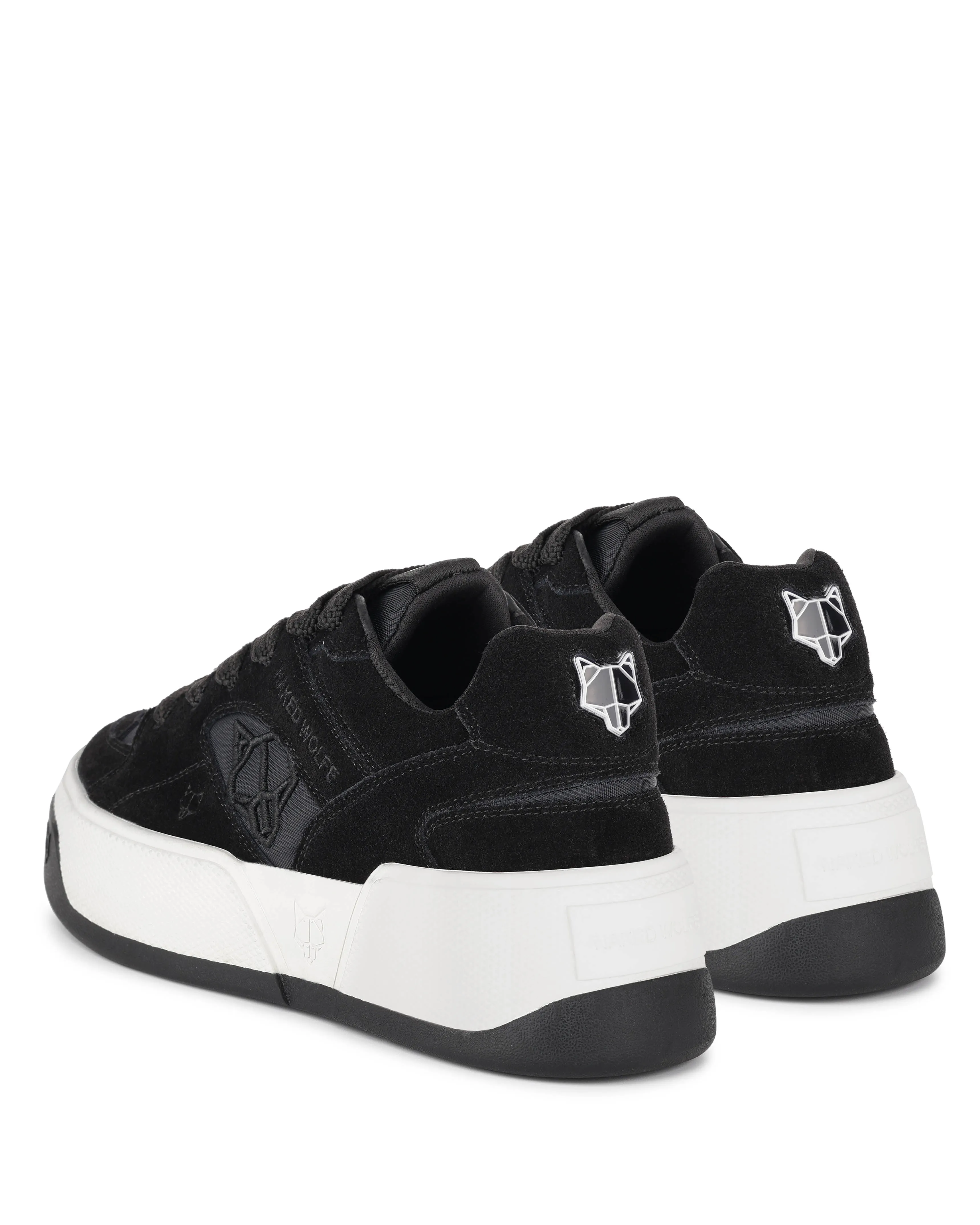 Crash Black Cow Suede