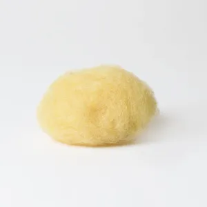 Cream Yellow Wool for Wet Felting, Tyrolean Bergschaf