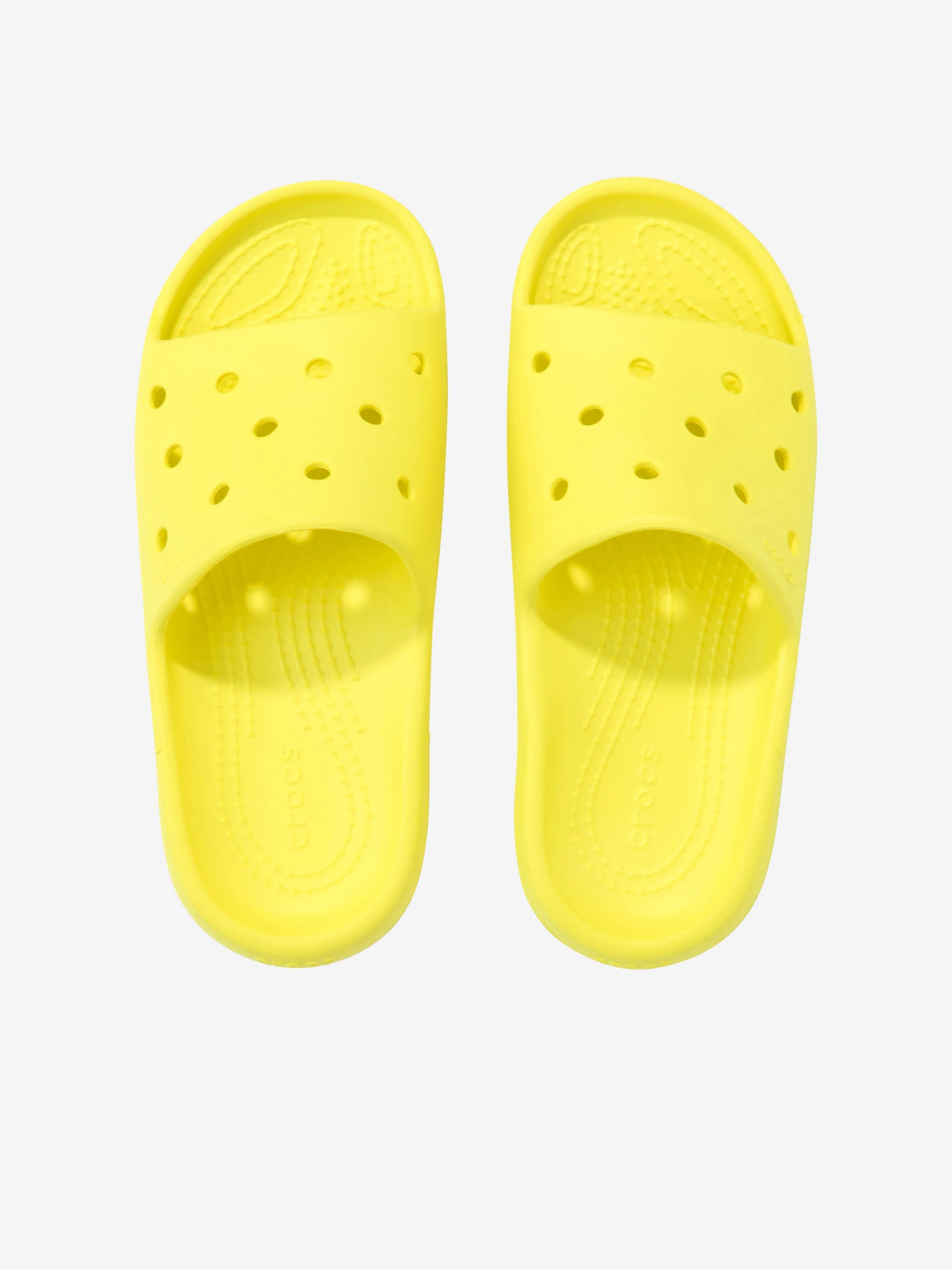 Crocs Kids Classic Slide in Yellow