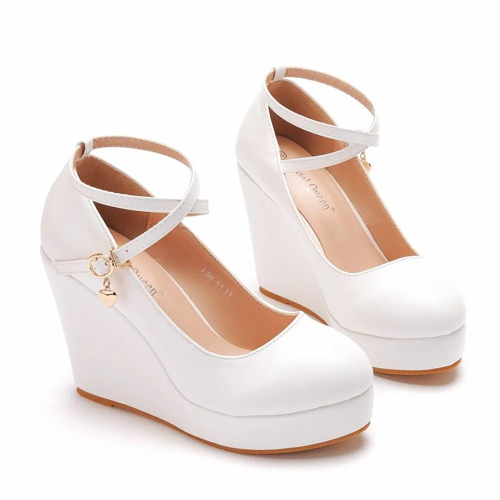 Cross Strap Waterproof Wedge