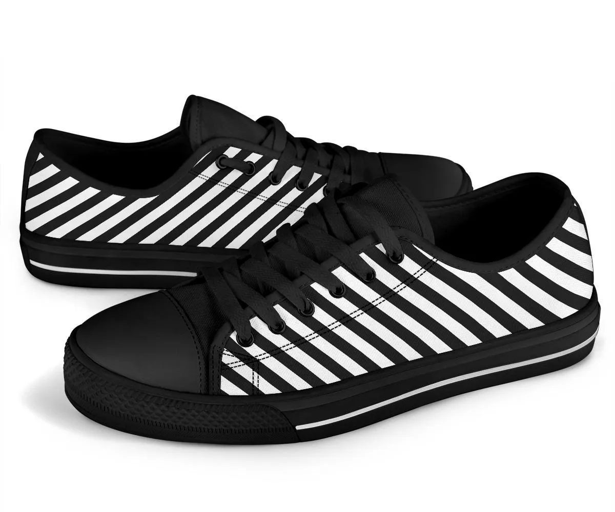 Custom Sneakers-Black and White Series 104