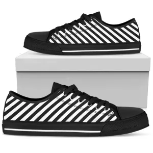 Custom Sneakers-Black and White Series 104