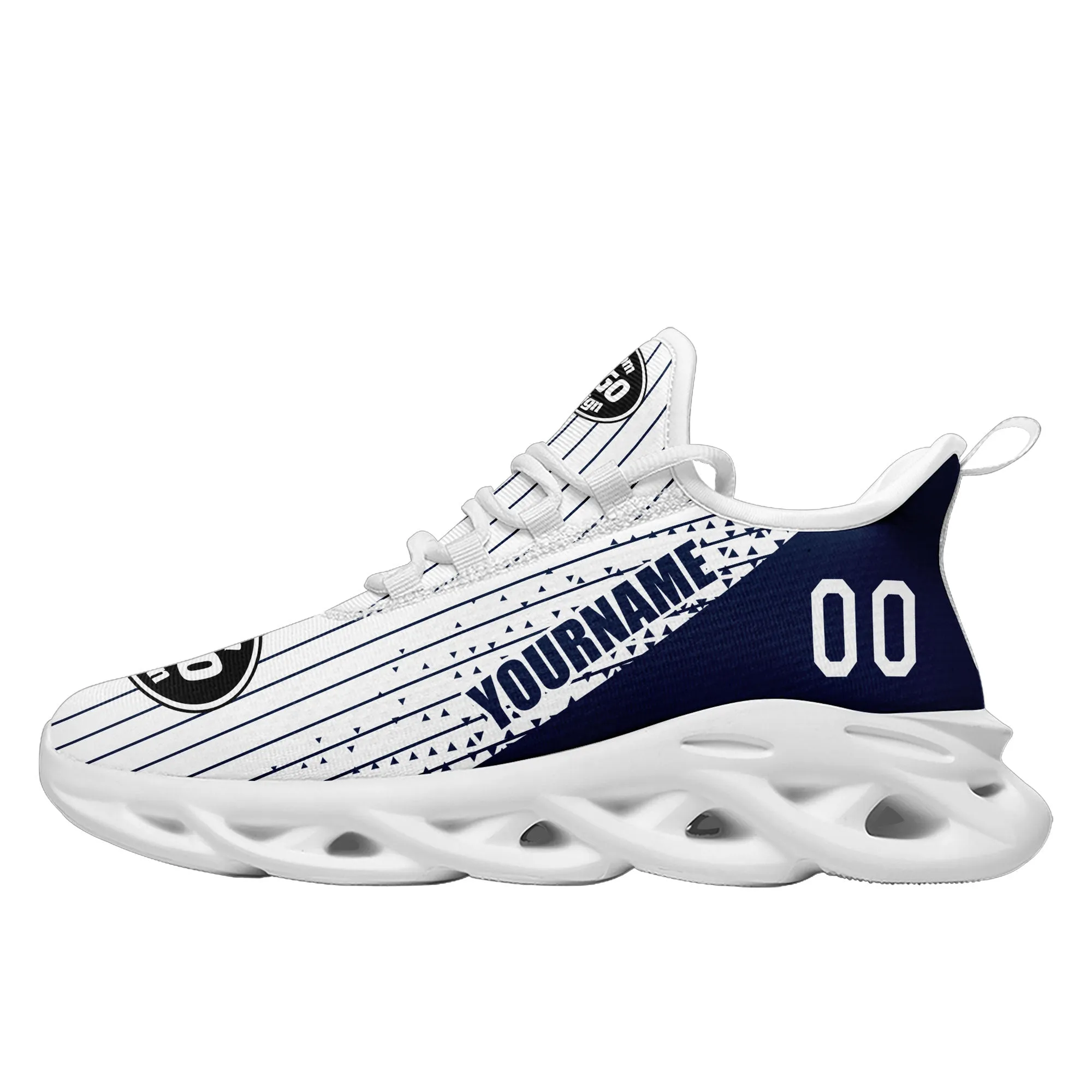 Custom White Blue Jersey MaxSoul Shoes and Hat Combo Offer Personalized ZH-D0b0089-a