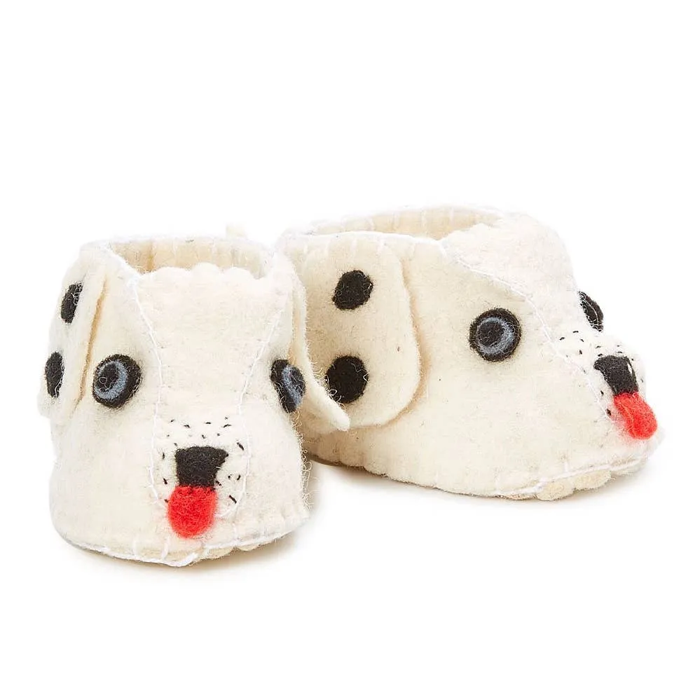 Dalmatian Baby Booties