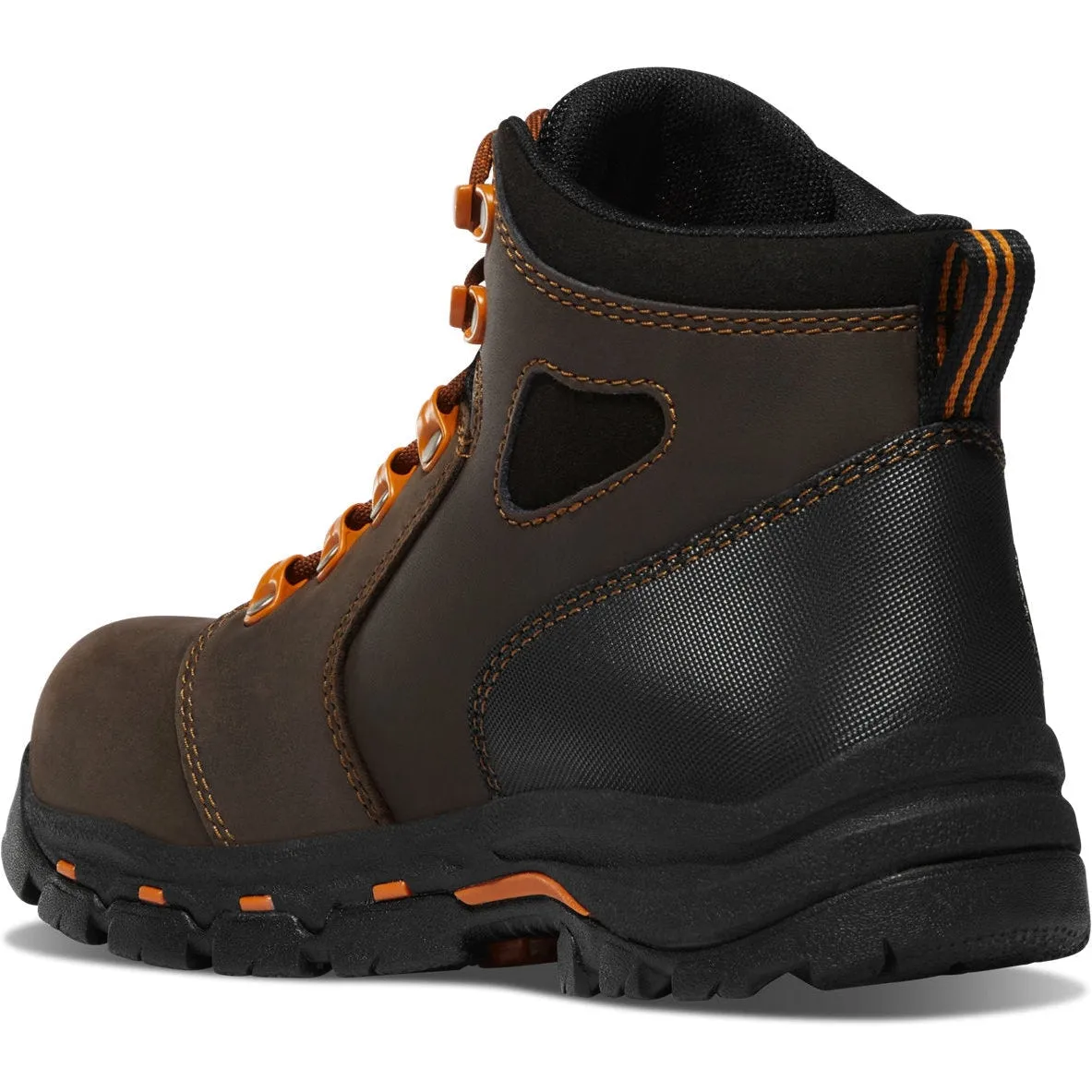 Danner Women's Vicious 4" Comp Toe WP Slip Resist Work Boot -Brown- 13884