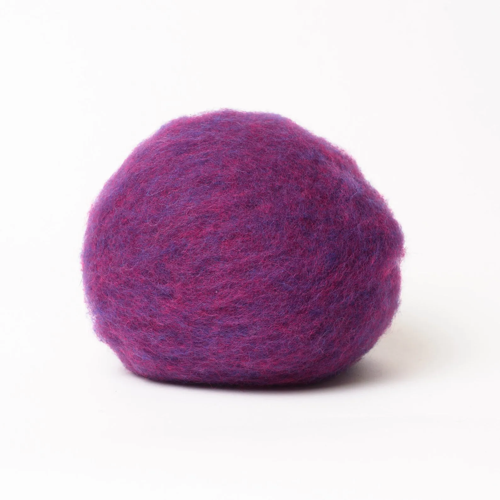 Dark Magenta Wool for Wet Felting, Tyrolean Bergschaf