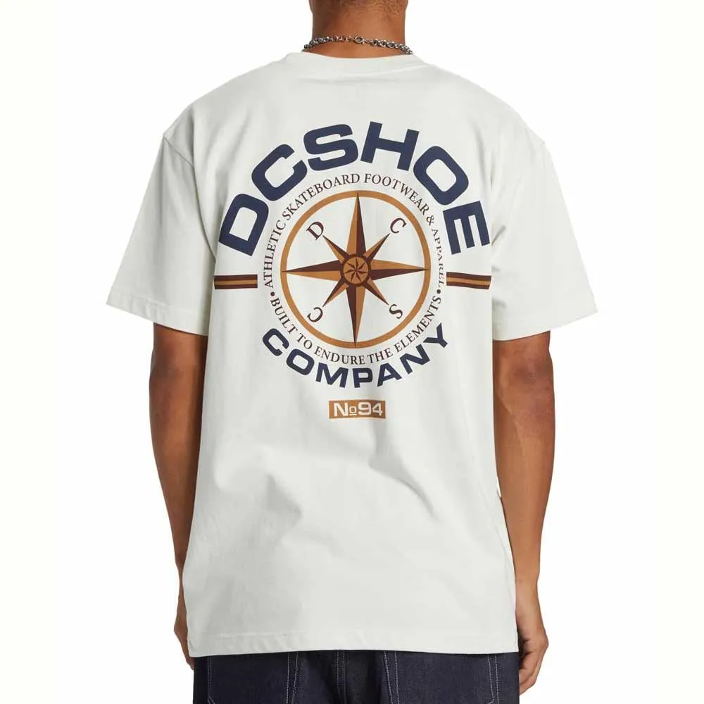 Dc Shoes No 94 Worker Compass HSS T-Shirt Lilit White