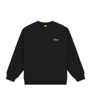 Dime Classic Small Logo Crewneck Black