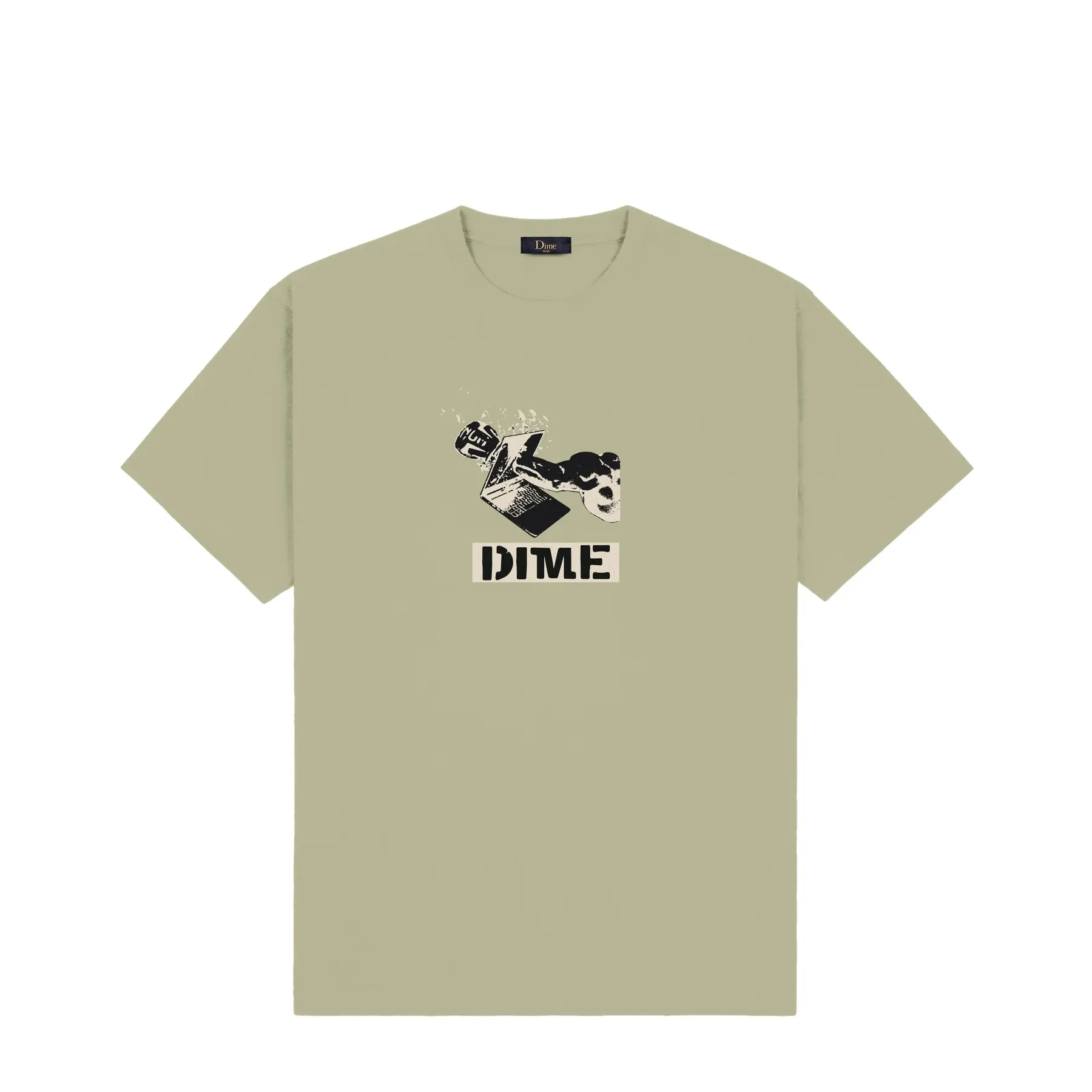 Dime Ragequit Tee Warm Khaki