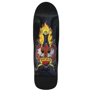 Dogtown 9.25" x 31.7"  Wee Man Sabotage Custom Shape Gloss Black Skateboard Deck