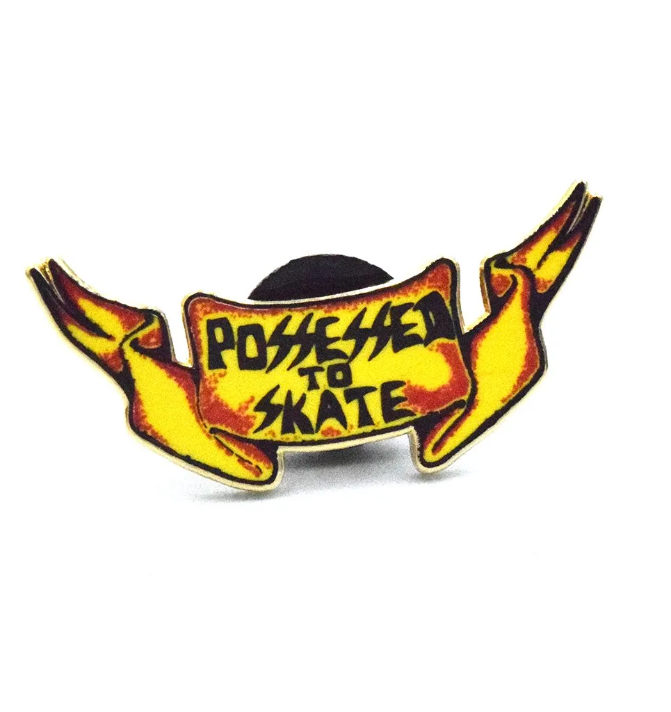 Dogtown x Suicidal Tendencies Possessed to Skate Wings Enamel Pin