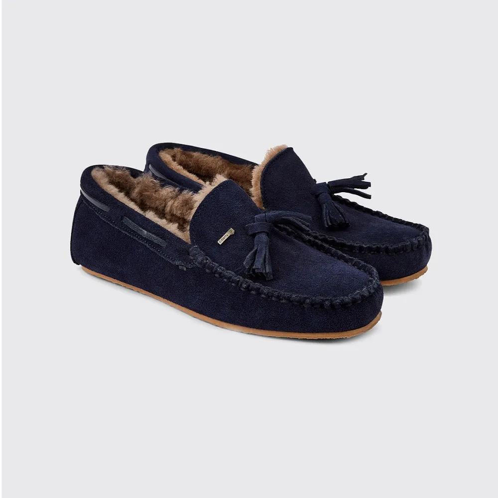 Dubarry Rosslare Moccasin Slipper French Navy