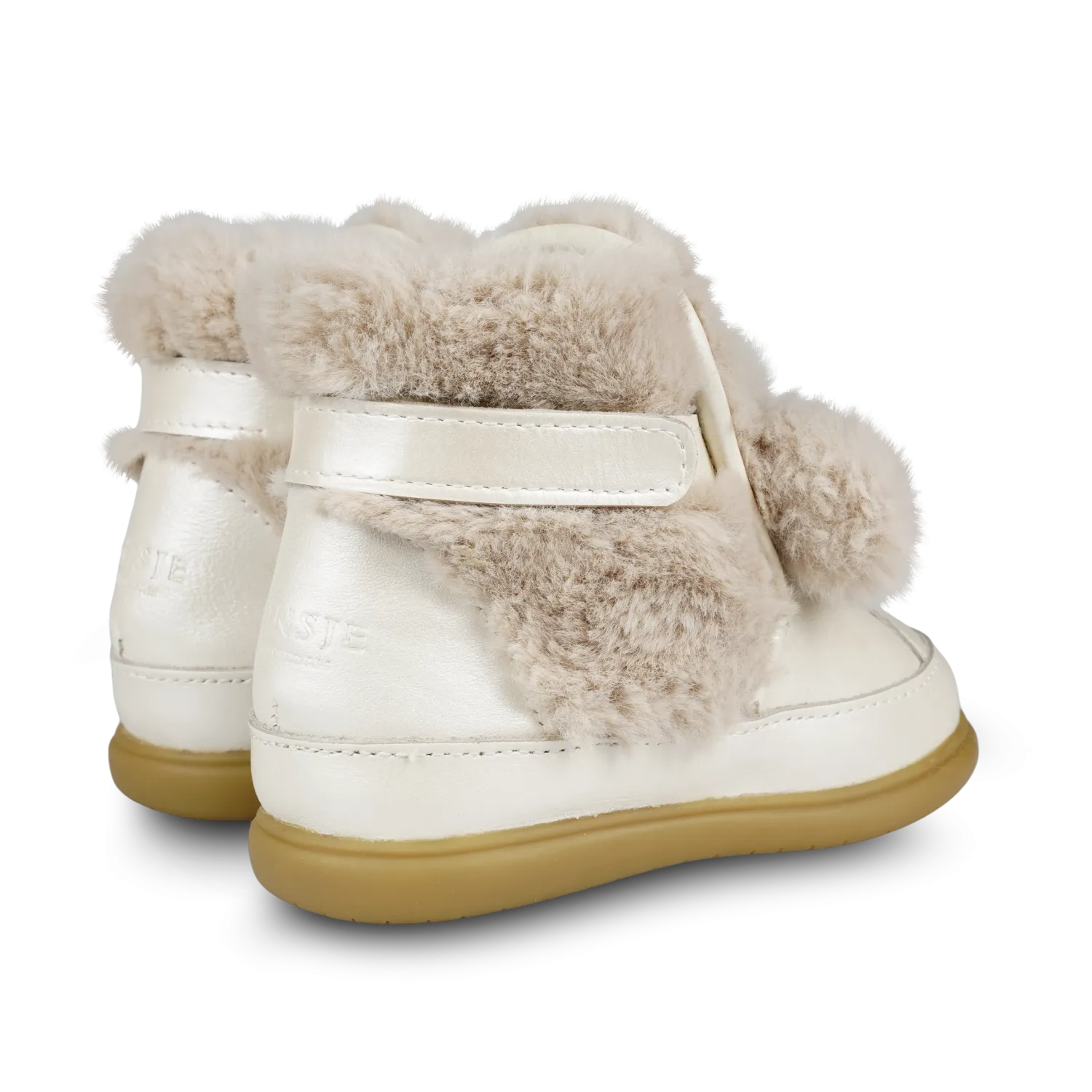 Dubu Exclusive Shoes | Poodle | Off White Metallic Leather