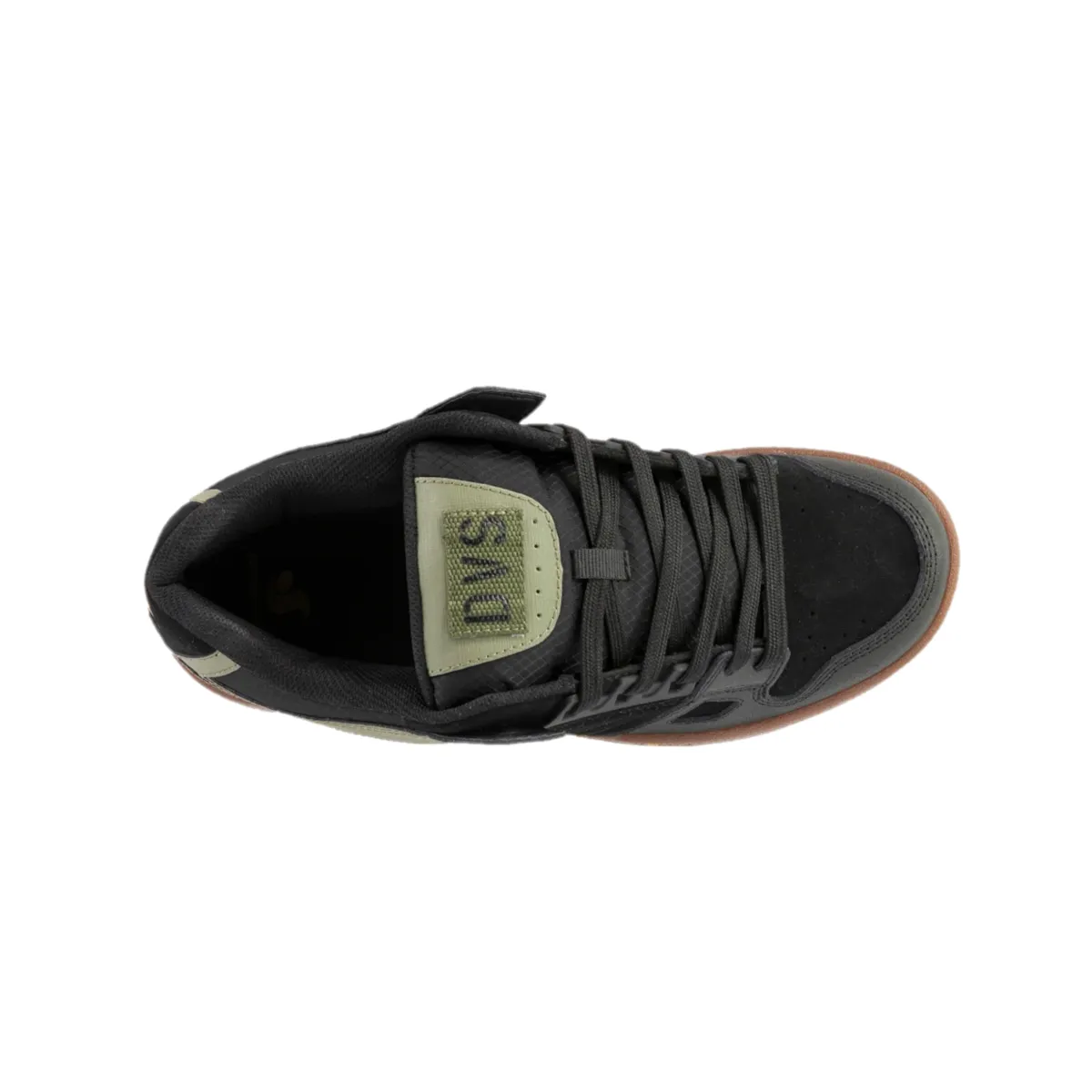 DVS F0000233966 CELSIUS MN'S (Medium) Black/Olive/Gum Suede/Leather/Nubuck Skate Shoes