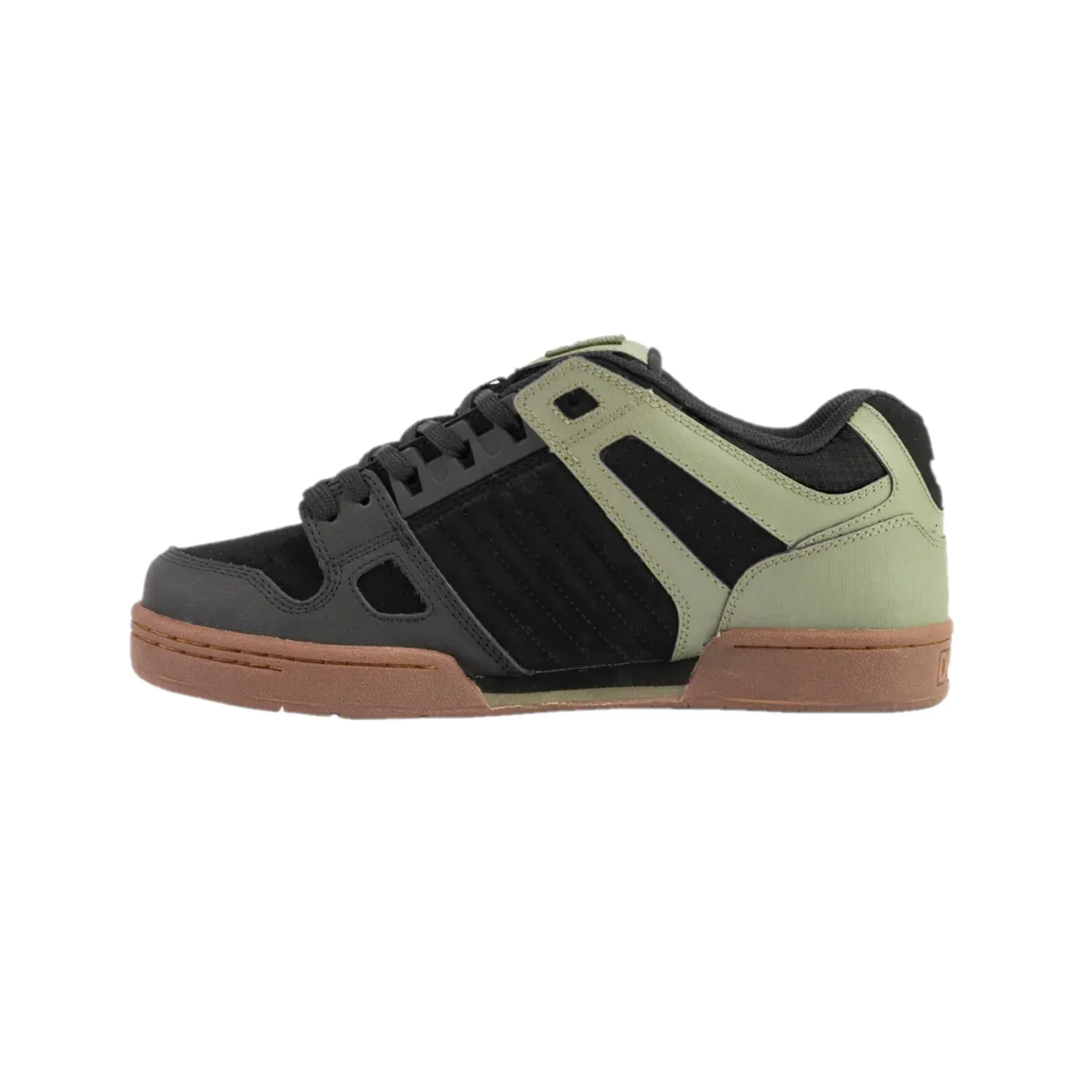 DVS F0000233966 CELSIUS MN'S (Medium) Black/Olive/Gum Suede/Leather/Nubuck Skate Shoes