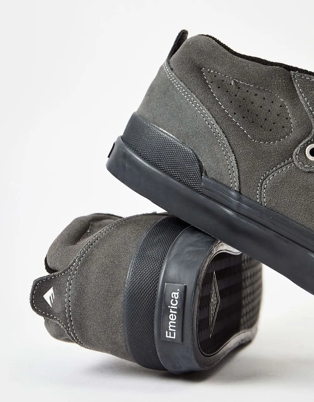 Emerica Pillar Skate Shoes - Grey/Black