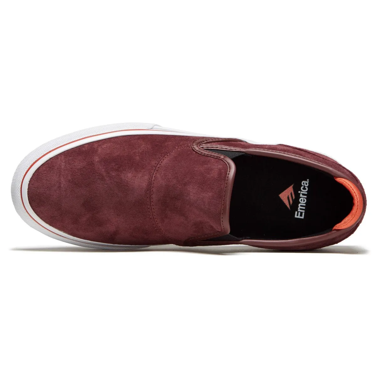 EMERICA WINO G6 SLIP-ON BURGUNDY