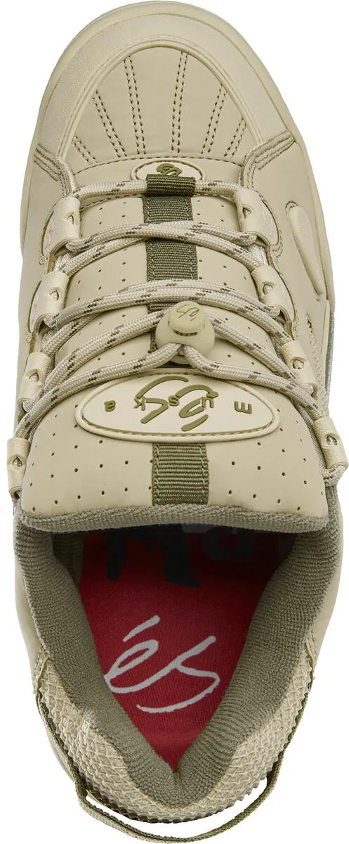 éS THE MUSKA Tan Green Skate Shoes