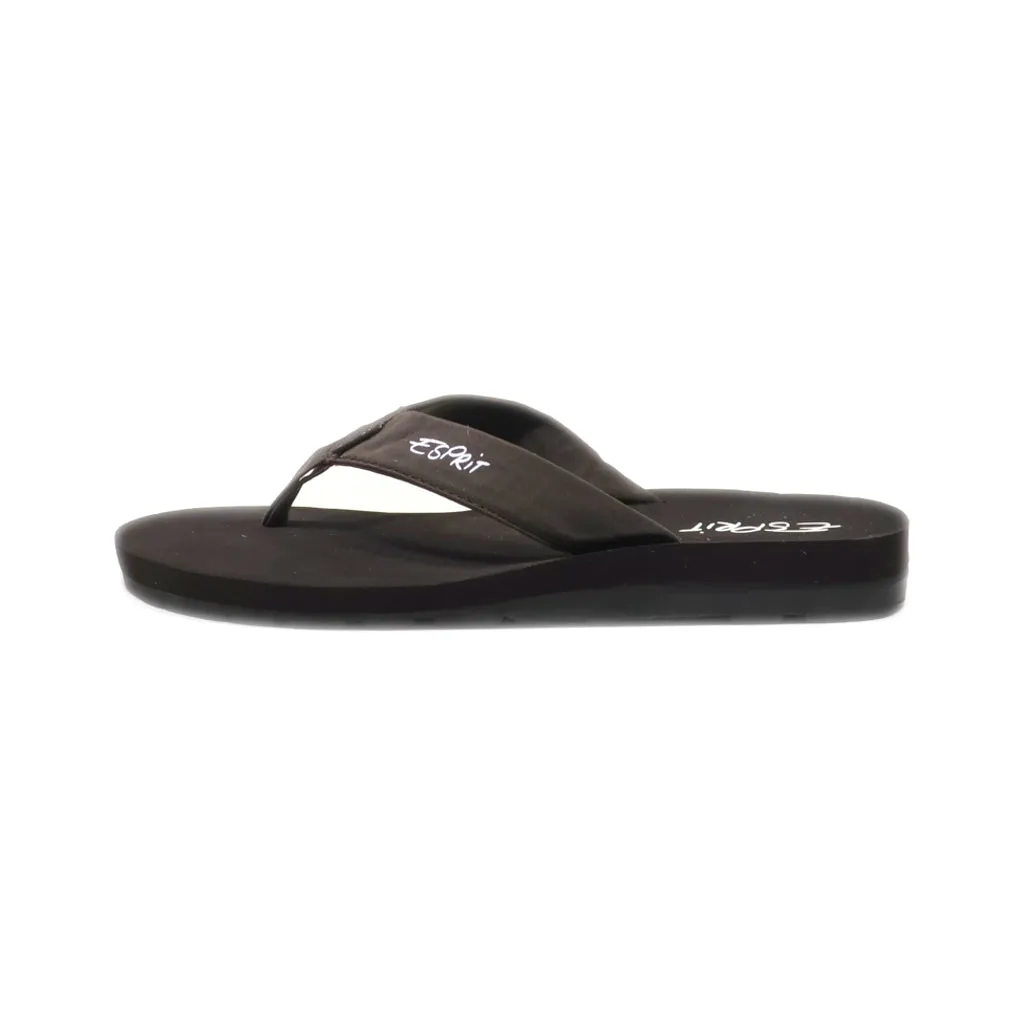 Esprit Flip Flops Fabric Black Colour For Women