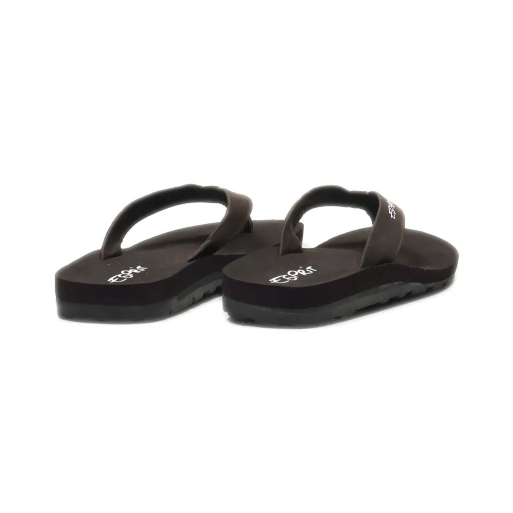 Esprit Flip Flops Fabric Black Colour For Women