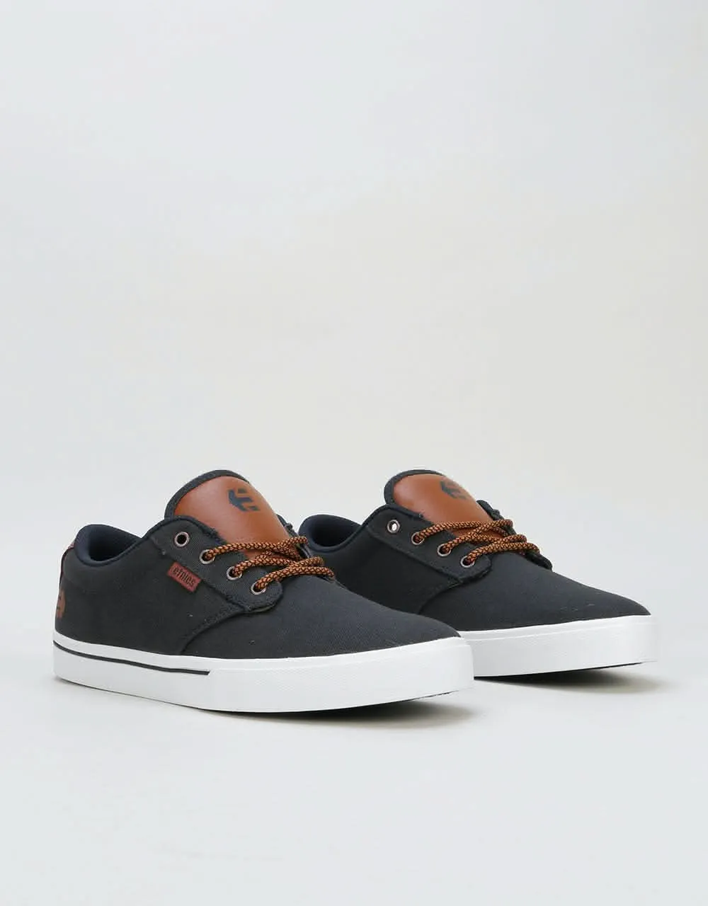 Etnies Jameson 2 Eco Skate Shoes - Navy/Tan/White