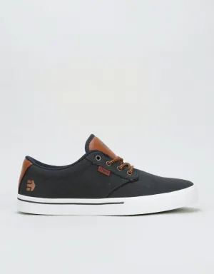 Etnies Jameson 2 Eco Skate Shoes - Navy/Tan/White