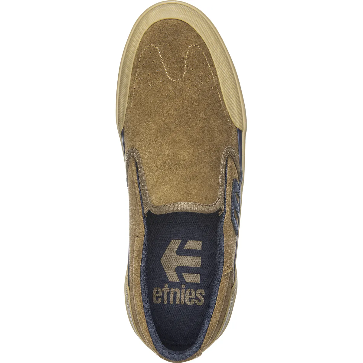 Etnies Marana Slip XLT Skateboard Shoe - Brown/Navy/Gum