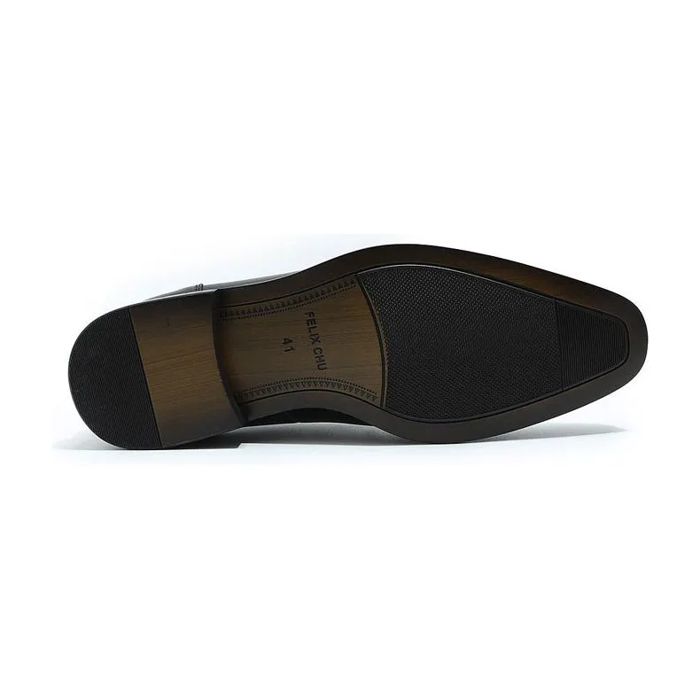 Exotic Elegance: Breathable Leather Slip-On Loafers