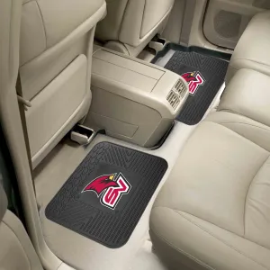 Fanmats Saginaw Valley State Cardinals Back Seat Car Utility Mats - 2 Piece Set