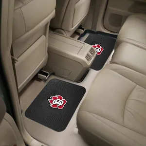 Fanmats South Dakota Coyotes Back Seat Car Utility Mats - 2 Piece Set