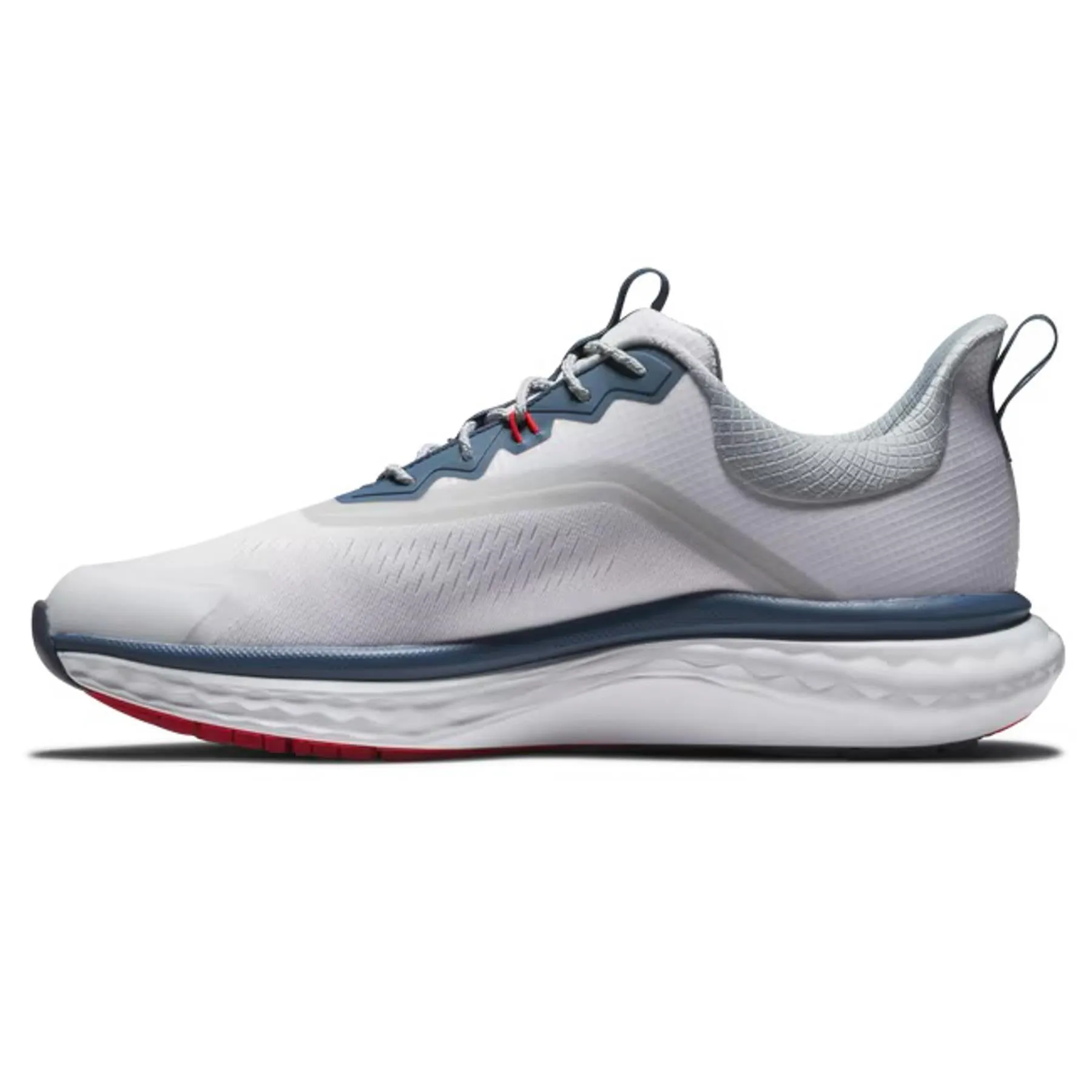 FJ Quantum Spikeless Golf Shoes White/Blue/Red - AW24