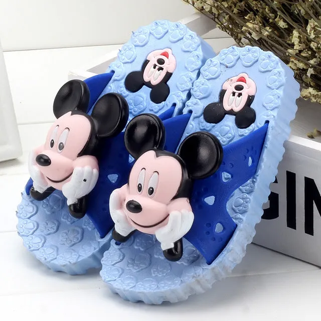 Flip Flop Cartoon Mickey School Kids Slippers